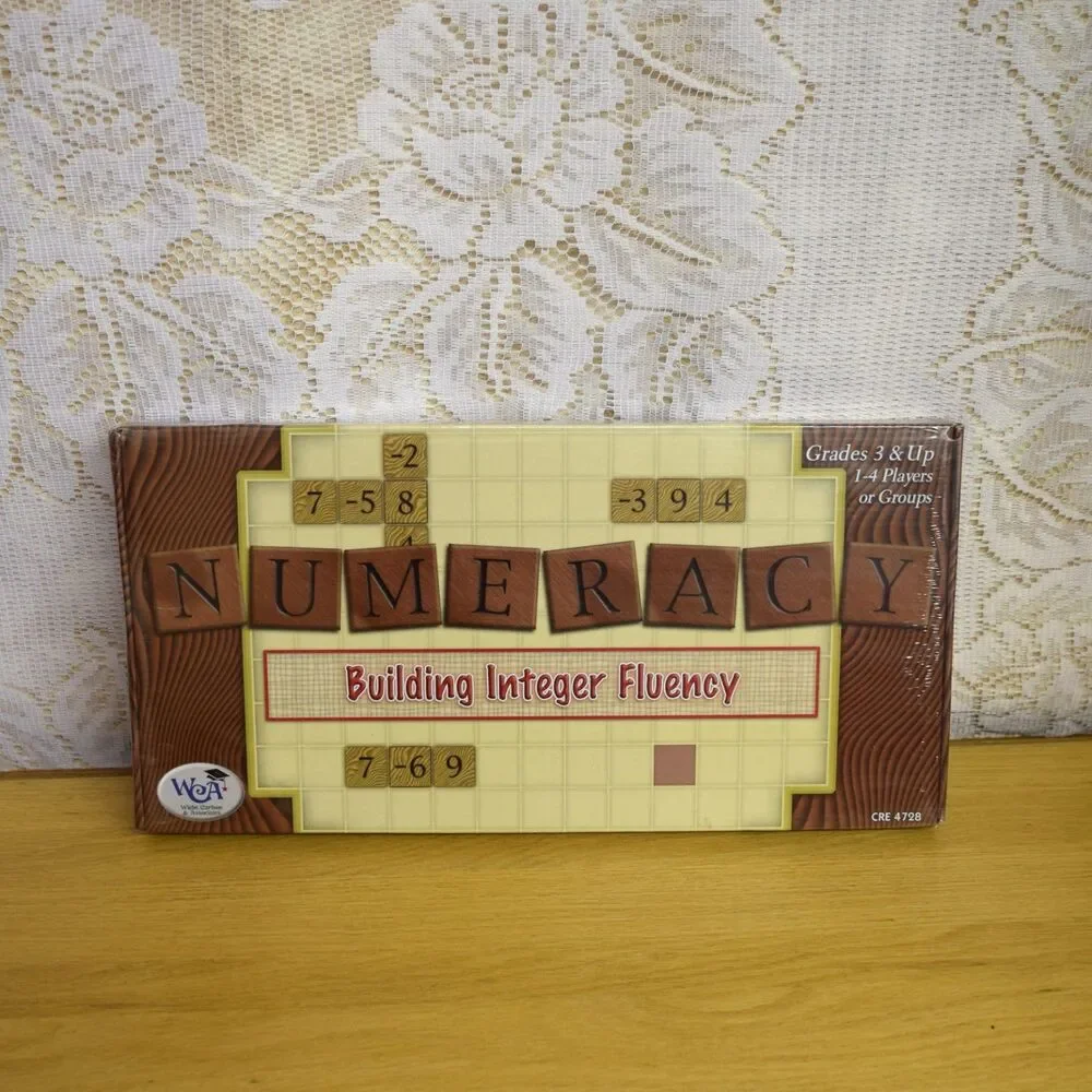 Numerecy Homeschool Board Game Building Integer Fluency Grades 1-4 Players 2005